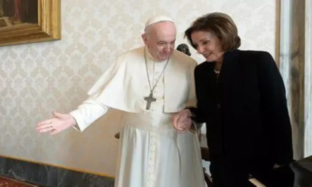 Despite her opposition to abortion, Pelosi takes communion at the Vatican