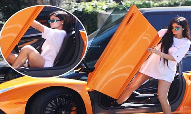 Kylie Jenner stuns followers with a selfie in a $200K Lamborghini