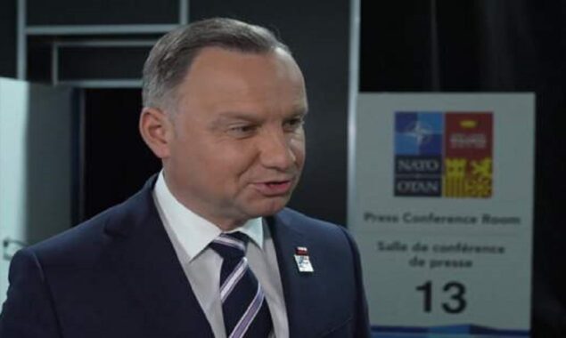 The President of Poland welcomes permanent US army HQ