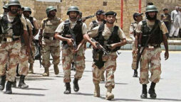 Rangers and Police conducted an operation in Lyari.