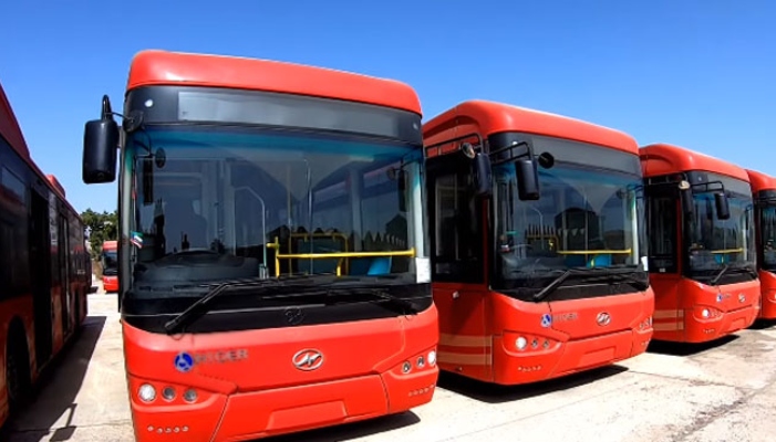 New fleet of buses arrives in Karachi