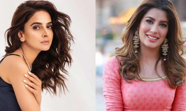 saba qamar and mehwish hayat