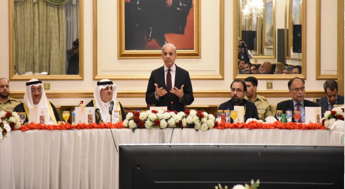 PM Shehbaz Sharif met a delegation of Saudi businessmen and investors.