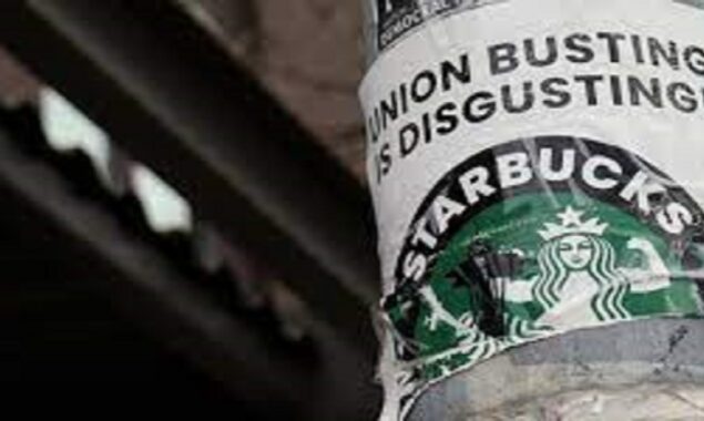 The union alleges Starbucks is closing its cafes illegally in retaliation