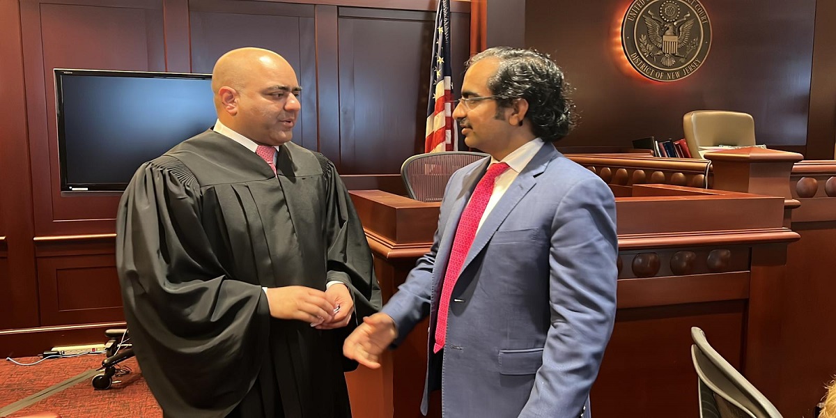Zahid Quraishi is the first Muslim federal judge in United States.