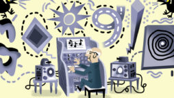 Google Doodle honors German composer and scientist Oskar Sala on his 112th birthday