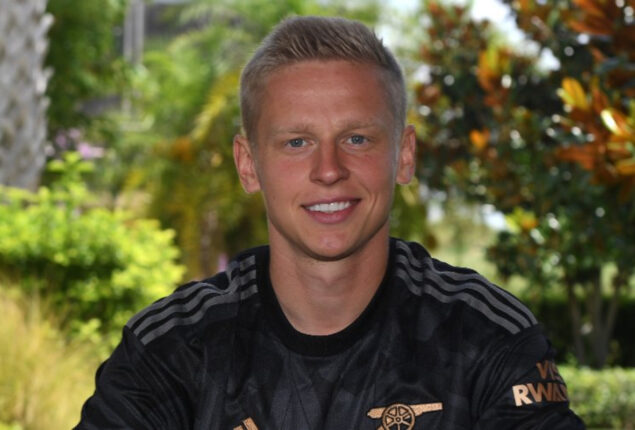Oleksandr Zinchenko officially joins Arsenal from Man City
