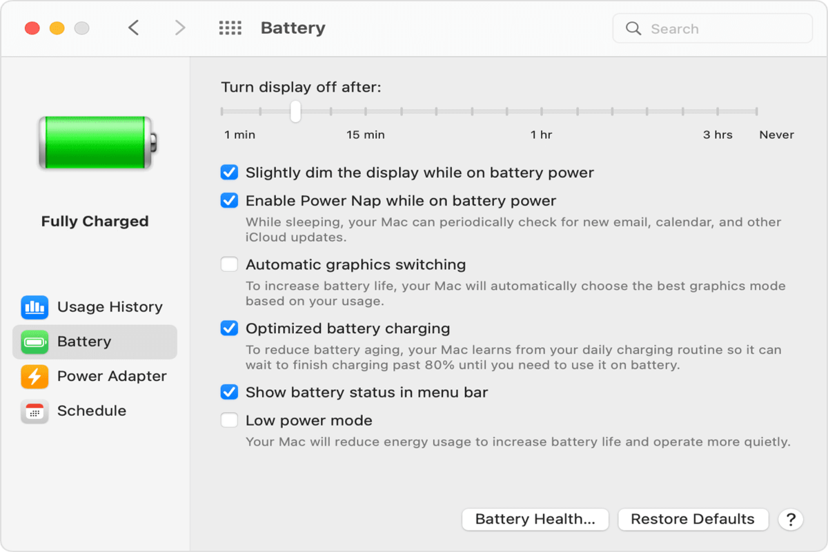 charge cycles