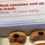 This job applicant delivers his “resume” in a box of pastries