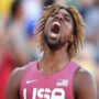 Noah Lyles wins 200m, leads second run clear for US men at universes