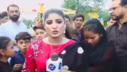 Pakistani journalist slaps boy for interrupting her in front of the camera