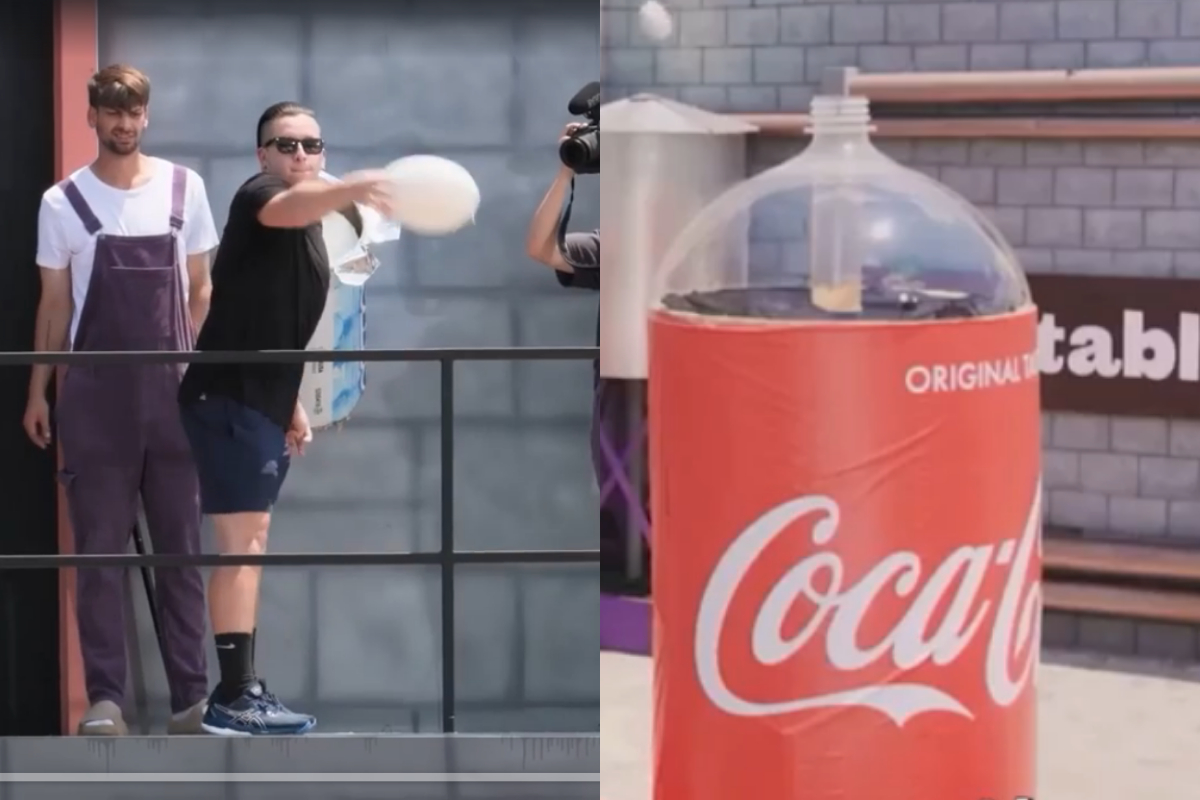 people throwing mentos