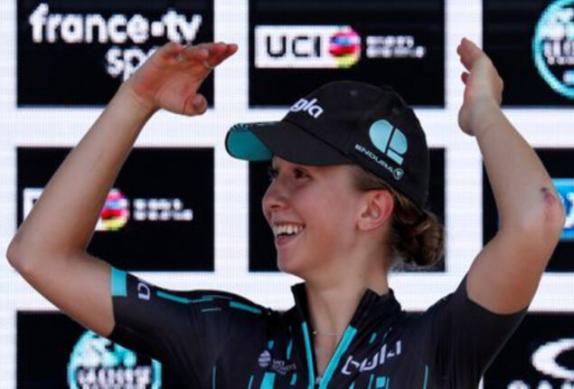 Vos holds yellow shirt, Ludwig wins stage three of women’s tour