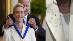 Megan Rapinoe Honored Brittney Griner while receiving Medal of Freedom