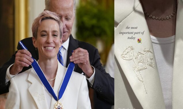 Megan Rapinoe Honored Brittney Griner while receiving Medal of Freedom