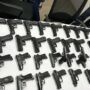 Indian couple detained at Delhi airport with 45 pistols