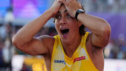 Armand Duplantis: Sweden breaks post vault world record to win gold