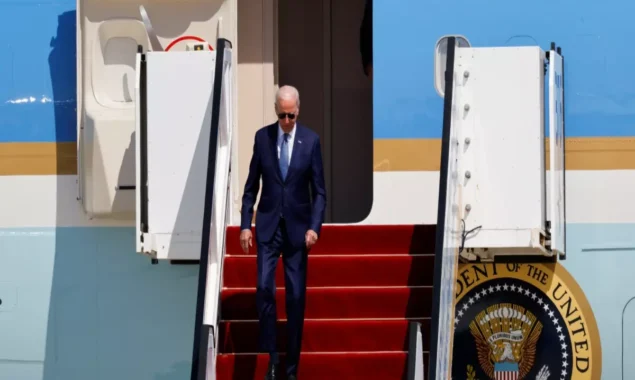 Biden lands in Saudi Arabia, country he vowed to make ‘pariah’