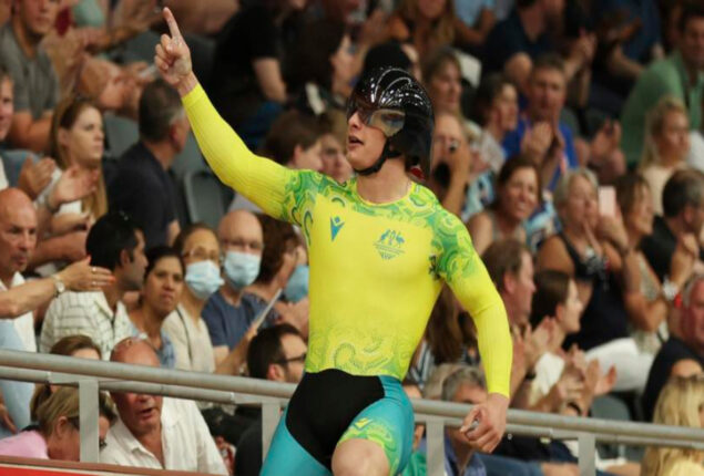 Matthew Richardson, a cyclist, wins WA’s first gold medal
