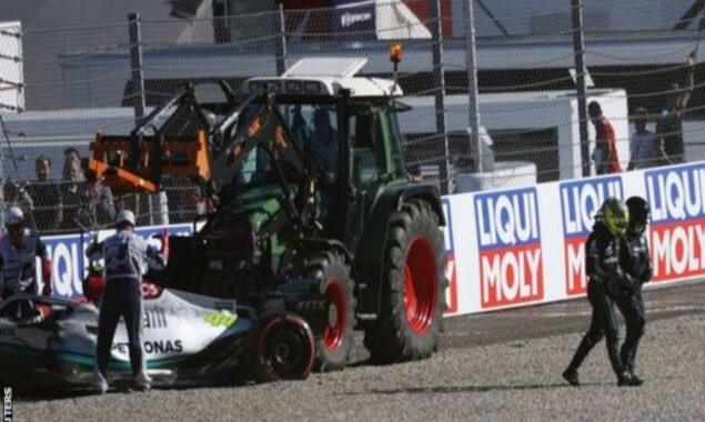 Verstappen on post in Austria as Mercedes crash