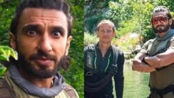 Internet stunned by Ranveer Singh kissing Bear Grylls