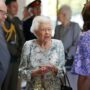 Princess Anne and Queen beat the heat to pay a surprise visit to a hospice