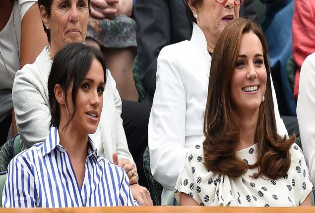 Meghan Markle lied. She teared up when Kate Middleton mentioned flower girl dresses