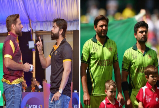 Shahid Afridi & Ahmed Shehzad got into argument during live show