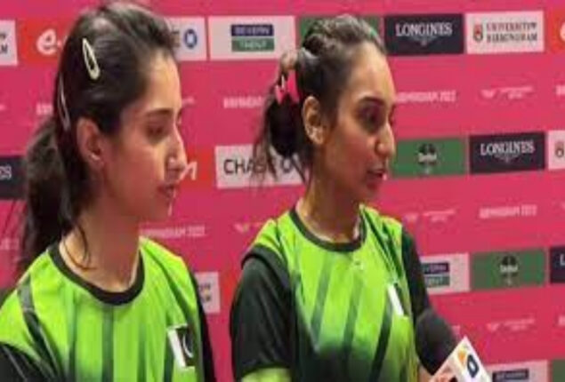 Mahoor, Ghazala lose, Pakistan suffer defeats in CWG 2022