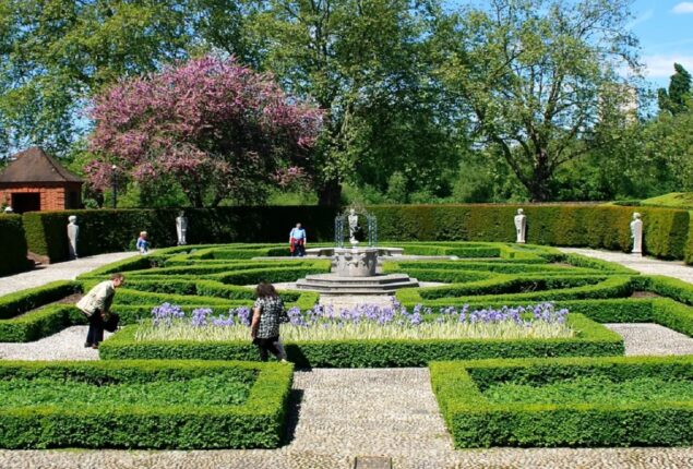Beautiful garden renovation unveiled by the Queen at a cherished residence