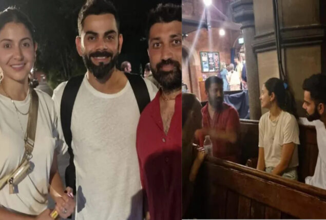 Anushka Sharma and Virat Kolhi spotted in London by fans