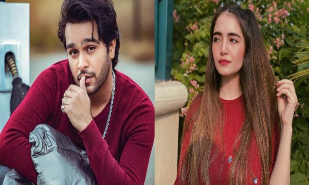 Asim Azhar and Merub Ali enjoys the monsoon rain