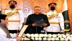 Pervaiz Elahi takes slot of CM Punjab, President administers oath