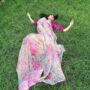 Hira Mani demonstrates several poses for Eid photos
