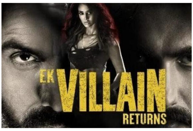 Ek Villain Returns earned a total of 7 crore at the box office on its first day of release
