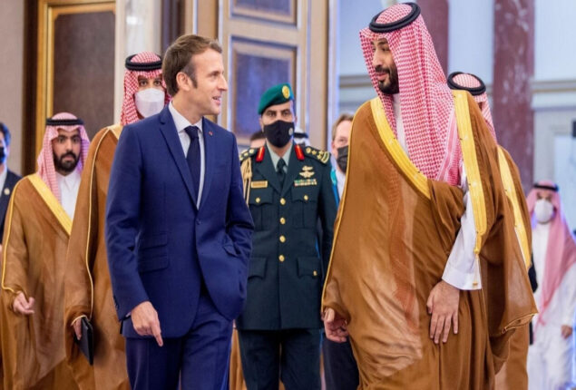 Macron hosts Saudi prince Mohammed bin Salman despite rights outrage