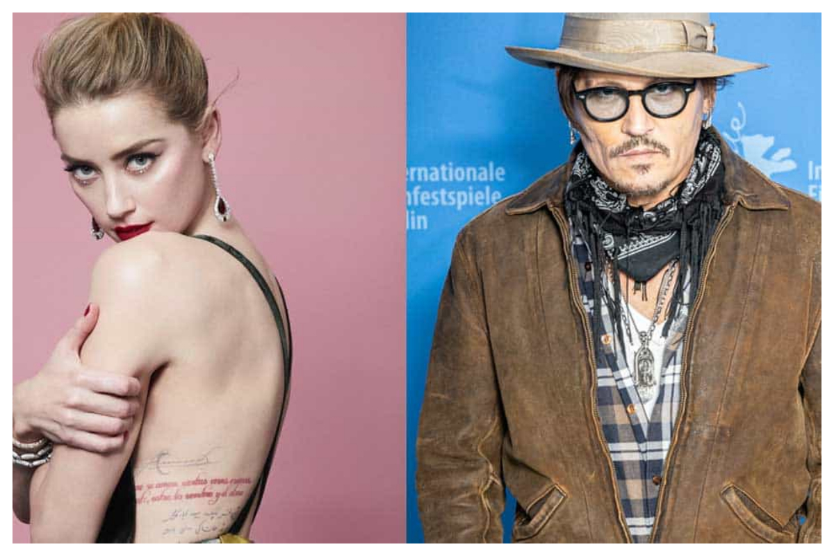 Amber Heard and Johnny Depp