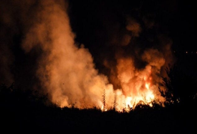Greece cargo plane disaster site being searched by drone
