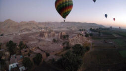 Egypt suspends ballooning over Luxor after two wounded