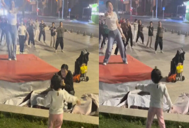 Little girl imitates adults’ dance moves internet goes viral