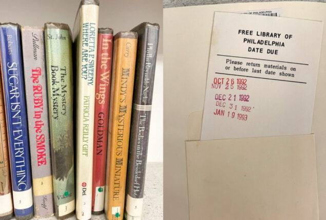 Philadelphia woman returns books to library after 30 years