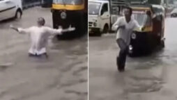 Viral: Sunil Grover posts video of auto driver dancing in waterlogged street