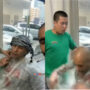 Viral Video: Barber slaps man during haircut for humorous reason