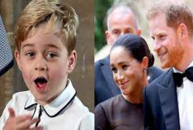 Meghan Markle has been accused of rifting Prince Harry and George