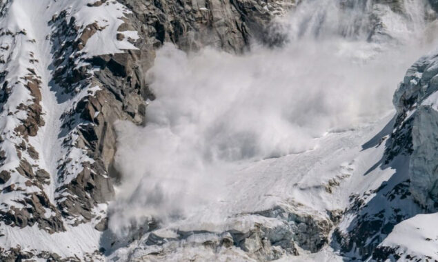 Ice avalanche