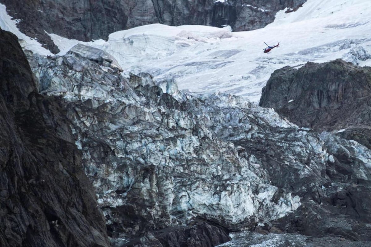 Italian glacier collapse