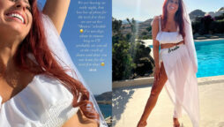 Stacey Solomon beams on the first day of her hen party while wearing a stunning white wedding dress