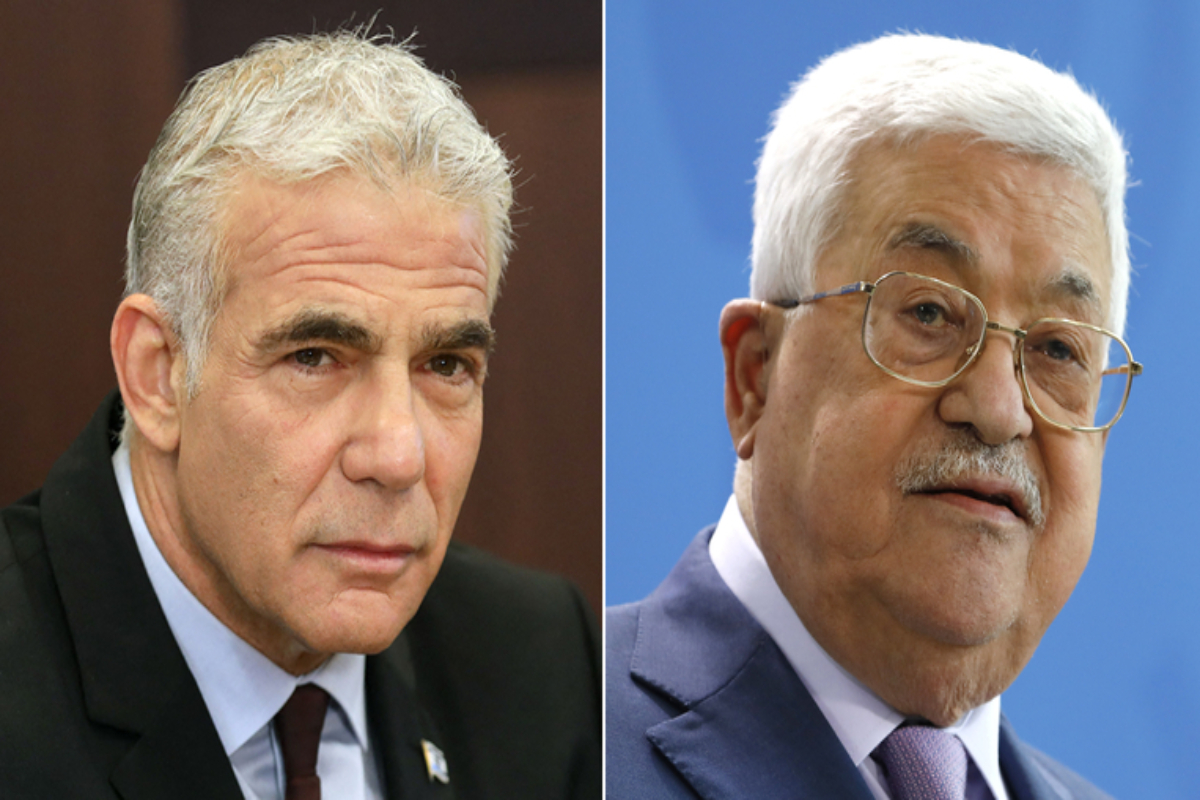 Israeli and Palestinian