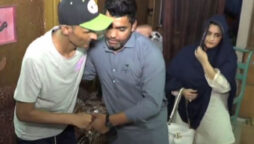 Umar Akmal meets Zulqarnain Haider