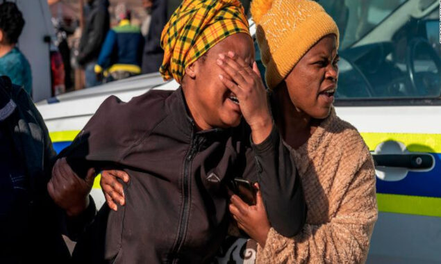 At least 14 killed in mass shooting at Soweto bar